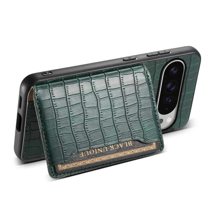 For Google Pixel 10 Pro XL Crocodile Texture Card Bag Design Full Coverage Phone Case