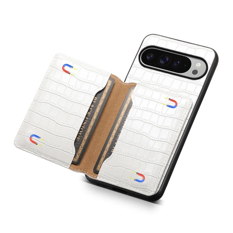 For Google Pixel 10 Pro XL Crocodile Texture Card Bag Design Full Coverage Phone Case