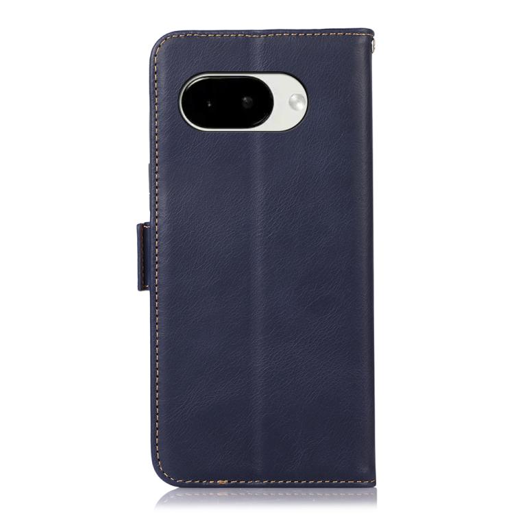 For Google Pixel 10a Crazy Horse Top Layer Cowhide Leather Phone Case