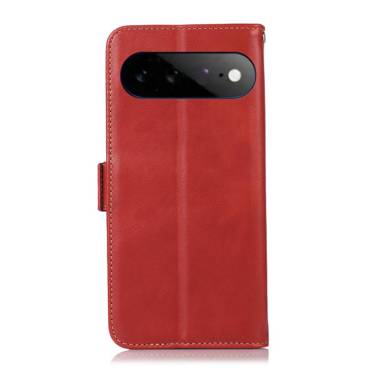 For Google Pixel 11 Pro XL Crazy Horse Top Layer Cowhide Leather Phone Case