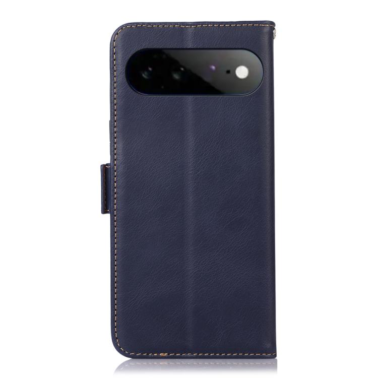 For Google Pixel 11 Pro XL Crazy Horse Top Layer Cowhide Leather Phone Case