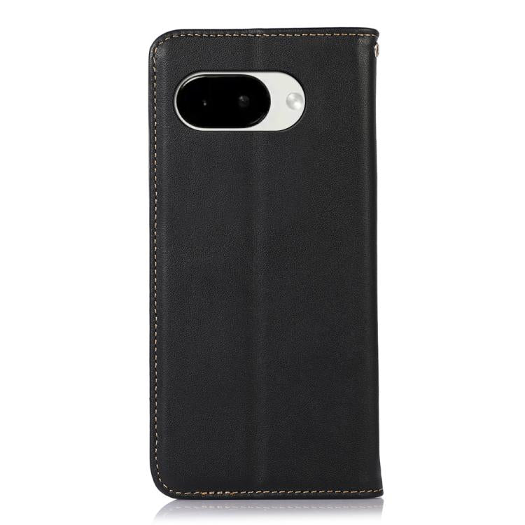 For Google Pixel 10a KHAZNEH Nappa Top Layer Cowhide Leather Phone Case