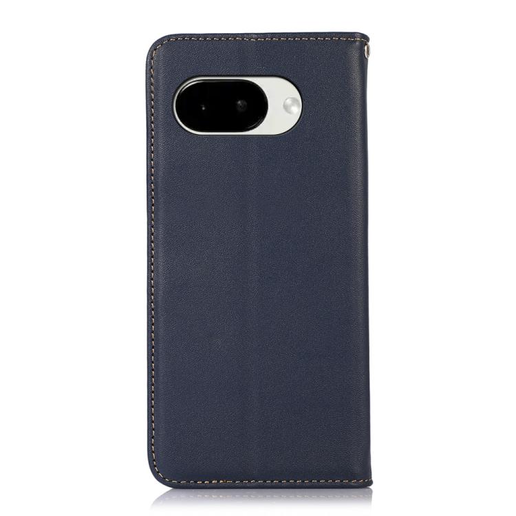 For Google Pixel 10a KHAZNEH Nappa Top Layer Cowhide Leather Phone Case
