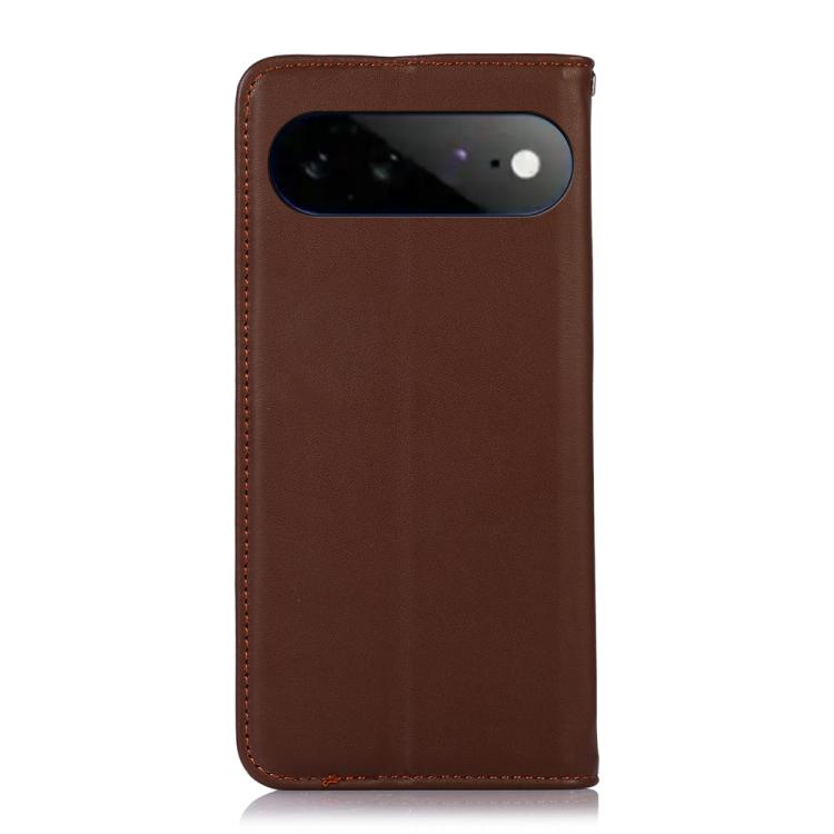 For Google Pixel 11 Pro XL KHAZNEH Nappa Top Layer Cowhide Leather Phone Case