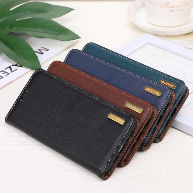 For Google Pixel 11 Pro XL KHAZNEH Nappa Top Layer Cowhide Leather Phone Case