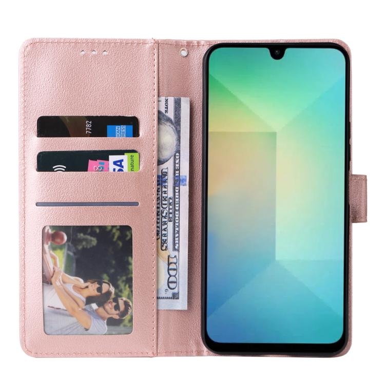For Samsung Galaxy A26 5G / A17 5G 3-Card Slots Multifunctional Leather Phone Case