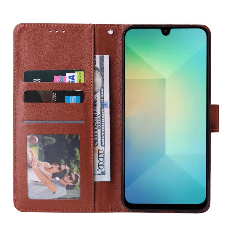 For Samsung Galaxy A26 5G / A17 5G 3-Card Slots Multifunctional Leather Phone Case