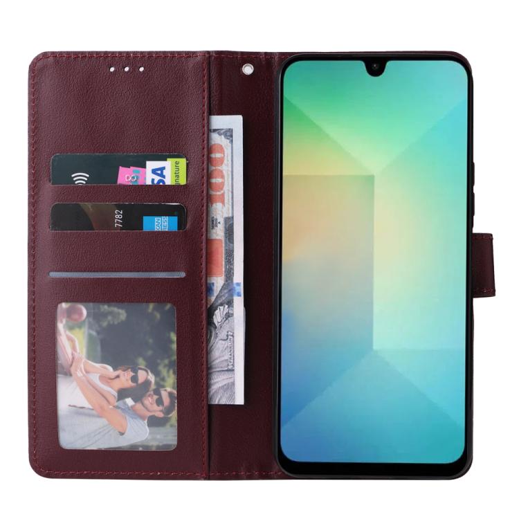 For Samsung Galaxy A26 5G / A17 5G 3-Card Slots Multifunctional Leather Phone Case