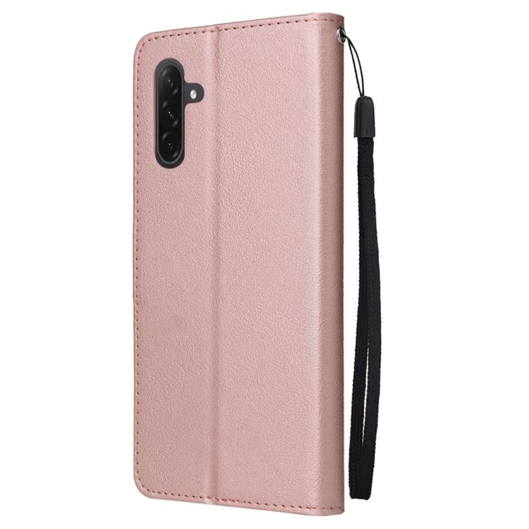 For Samsung Galaxy A56 5G 3-Card Slots Multifunctional Leather Phone Case