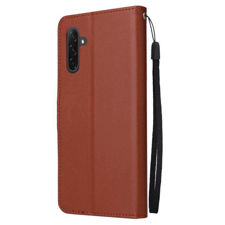 For Samsung Galaxy A56 5G 3-Card Slots Multifunctional Leather Phone Case