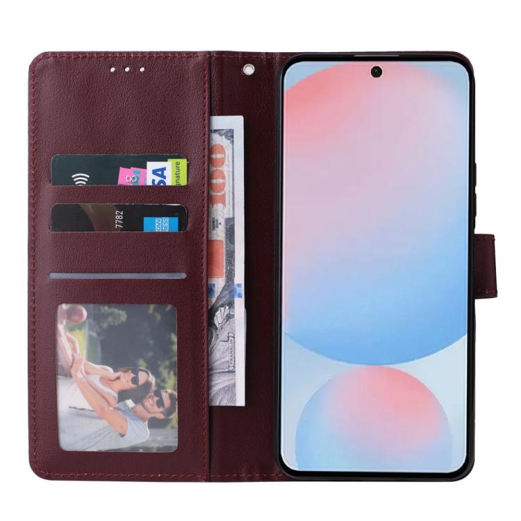 For Samsung Galaxy A56 5G 3-Card Slots Multifunctional Leather Phone Case