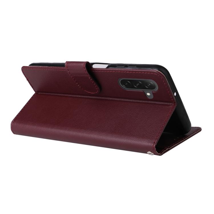 For Samsung Galaxy A56 5G 3-Card Slots Multifunctional Leather Phone Case