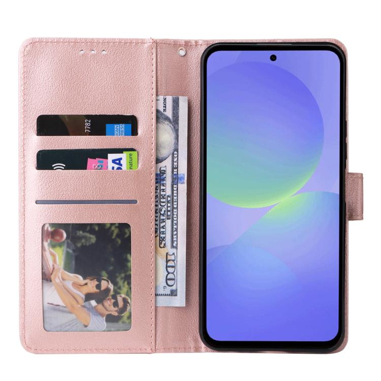For Samsung Galaxy A36 5G 3-Card Slots Multifunctional Leather Phone Case