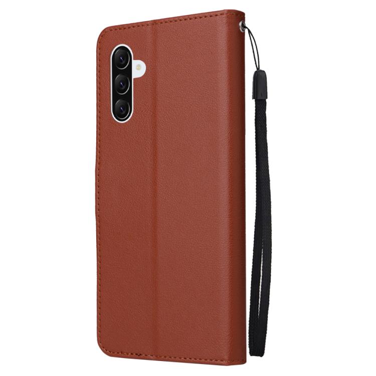For Samsung Galaxy A36 5G 3-Card Slots Multifunctional Leather Phone Case