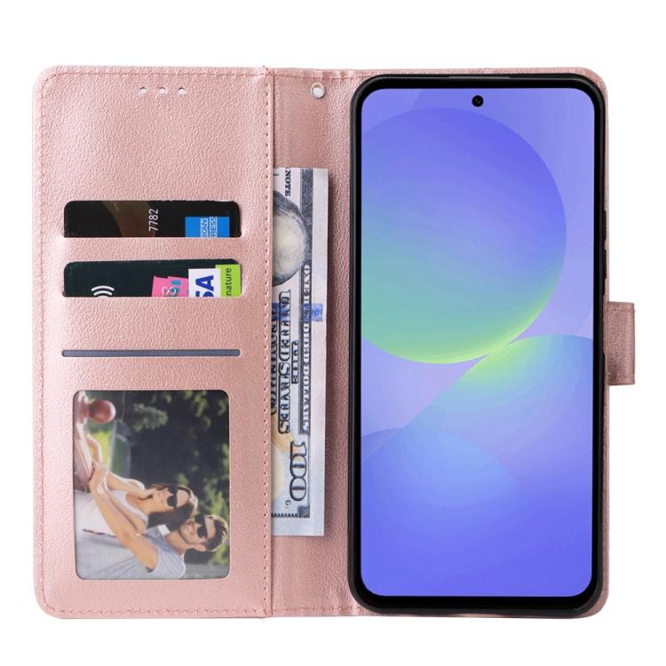 For Samsung Galaxy A57 5G 3-Card Slots Multifunctional Leather Phone Case