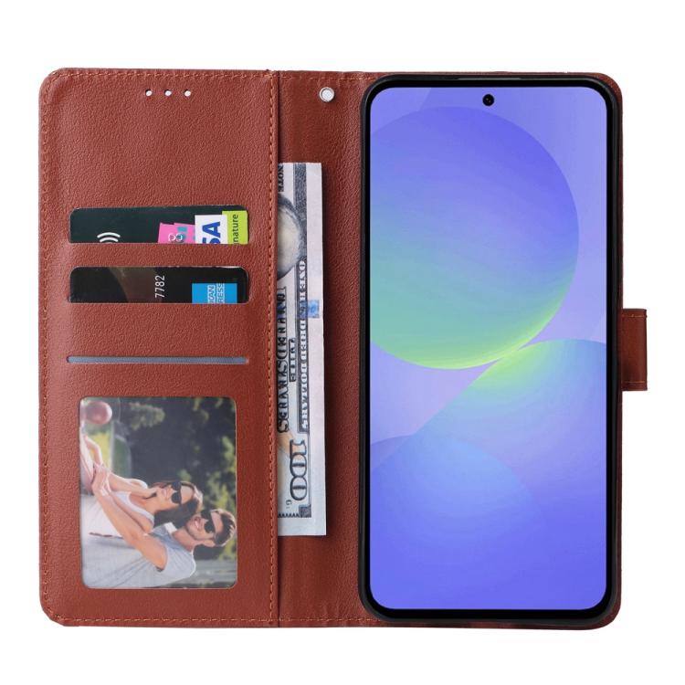 For Samsung Galaxy A57 5G 3-Card Slots Multifunctional Leather Phone Case