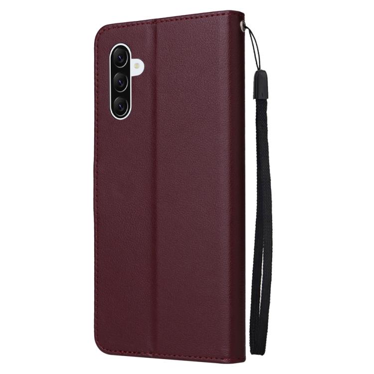 For Samsung Galaxy A57 5G 3-Card Slots Multifunctional Leather Phone Case