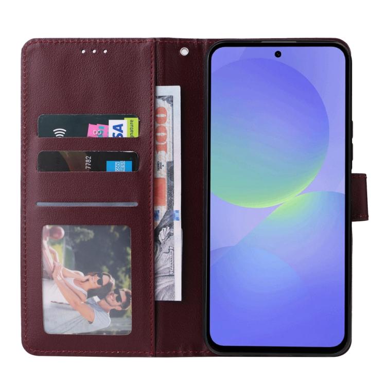 For Samsung Galaxy A57 5G 3-Card Slots Multifunctional Leather Phone Case