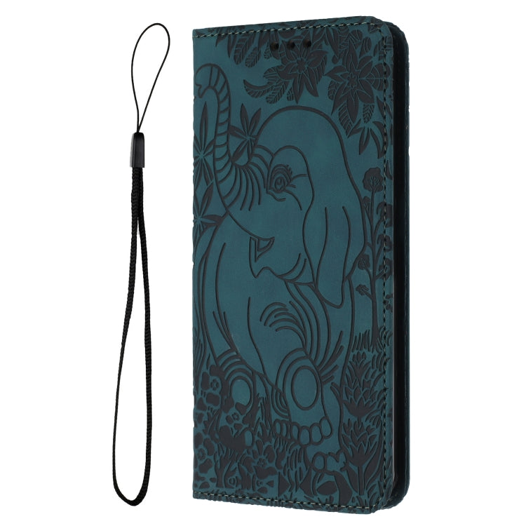 For Xiaomi Redmi 13 4G Retro Elephant Embossed Leather Phone Case
