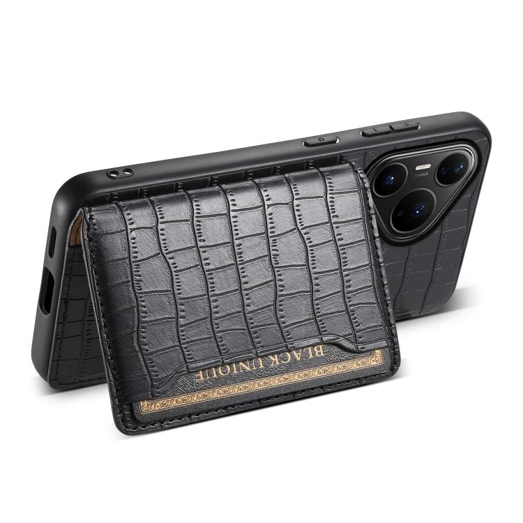 For Huawei Pura 80 Pro / 80 Pro+ 5G Crocodile Texture Card Bag Design Full Coverage Phone Case