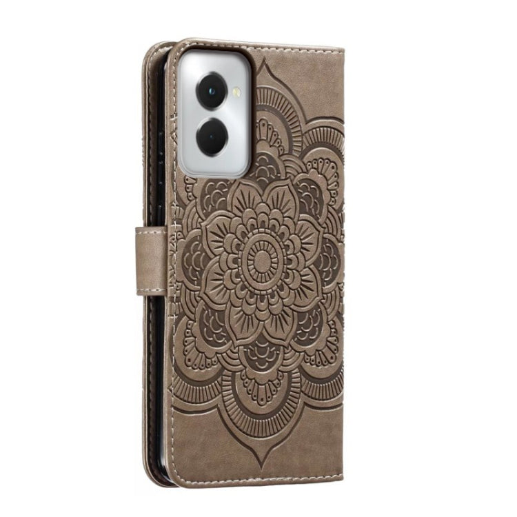 For Motorola Moto G Power 5G 2024 Sun Mandala Embossing Pattern Phone Leather Case