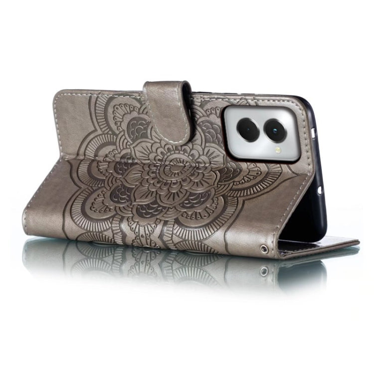 For Motorola Moto G Power 5G 2024 Sun Mandala Embossing Pattern Phone Leather Case
