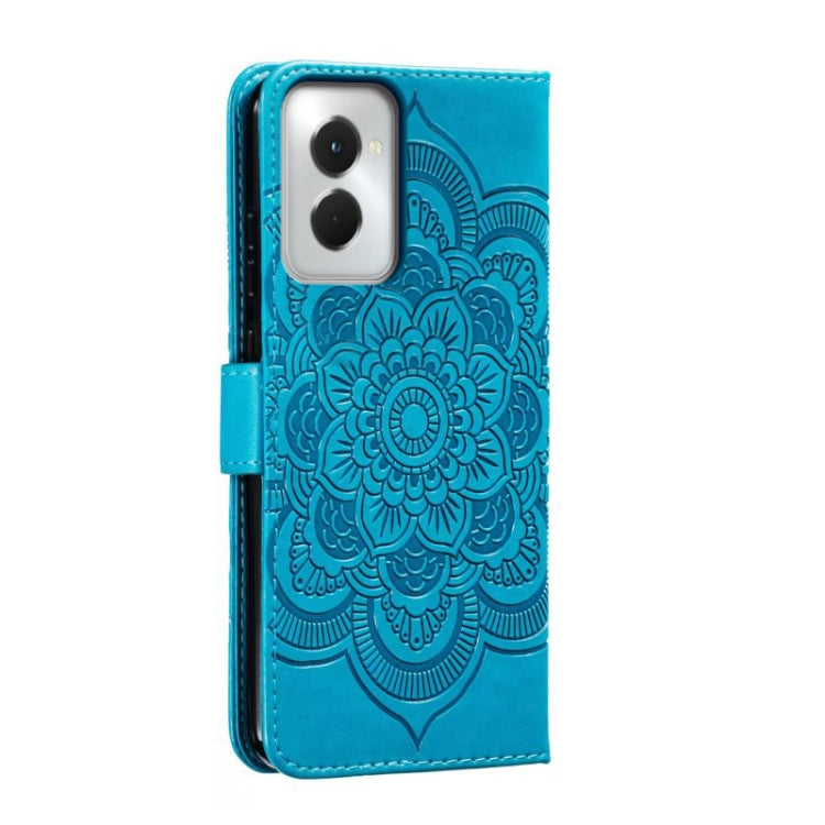 For Motorola Moto G Power 5G 2024 Sun Mandala Embossing Pattern Phone Leather Case