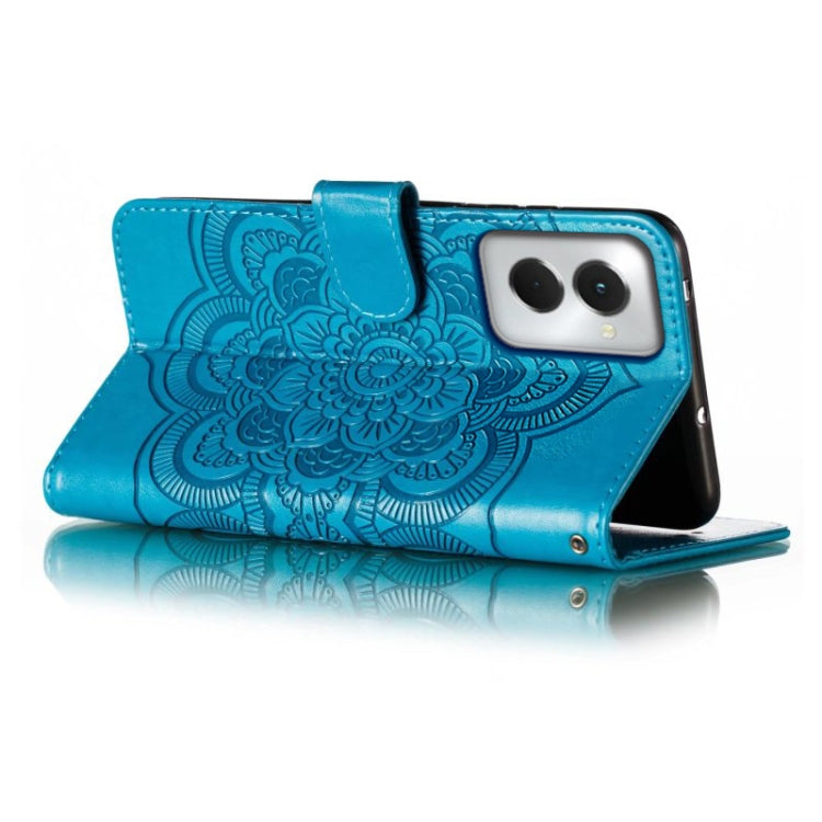 For Motorola Moto G Power 5G 2024 Sun Mandala Embossing Pattern Phone Leather Case