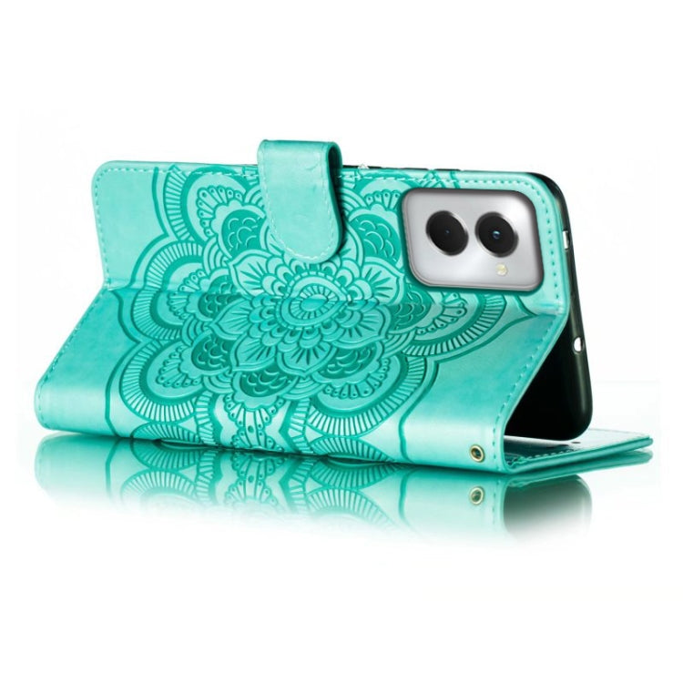 For Motorola Moto G Power 5G 2024 Sun Mandala Embossing Pattern Phone Leather Case