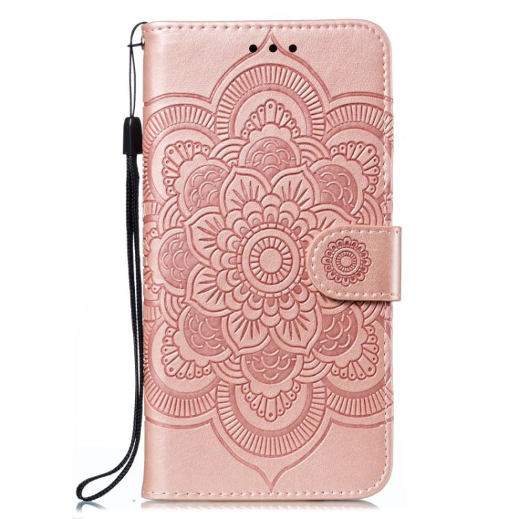 For OnePlus Ace 3 Sun Mandala Embossing Pattern Phone Leather Case