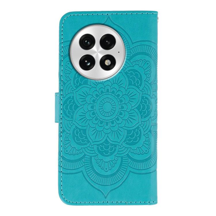 For OnePlus 13 Sun Mandala Embossing Pattern Phone Leather Case