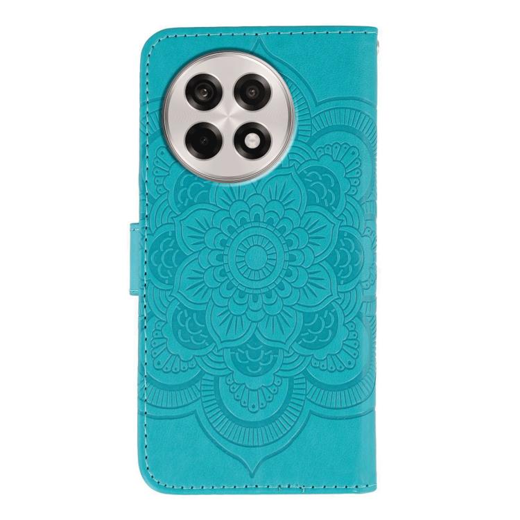 For OnePlus Ace 5 / Ace 5 Pro / 13R Sun Mandala Embossing Pattern Phone Leather Case