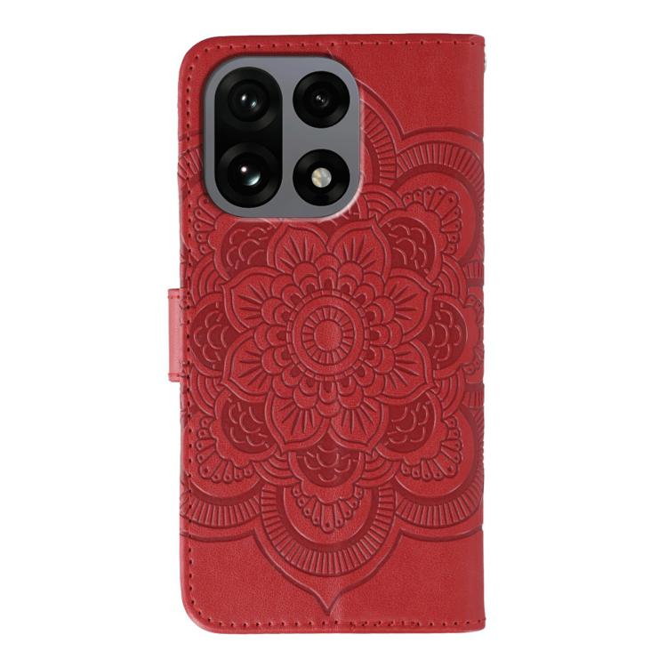 For OnePlus 15 Sun Mandala Embossing Pattern Phone Leather Case