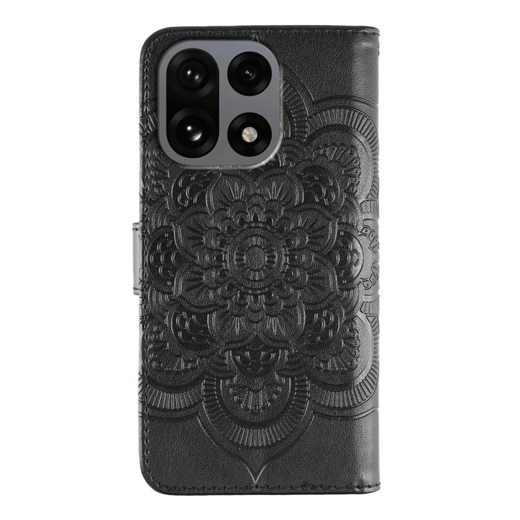For OnePlus 15 Sun Mandala Embossing Pattern Phone Leather Case