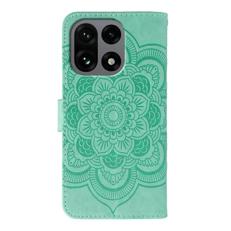 For OnePlus 15 Sun Mandala Embossing Pattern Phone Leather Case