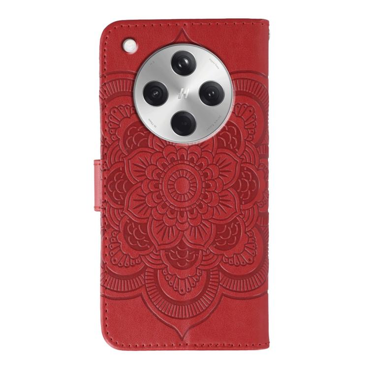 For OPPO Find X8 Sun Mandala Embossing Pattern Phone Leather Case