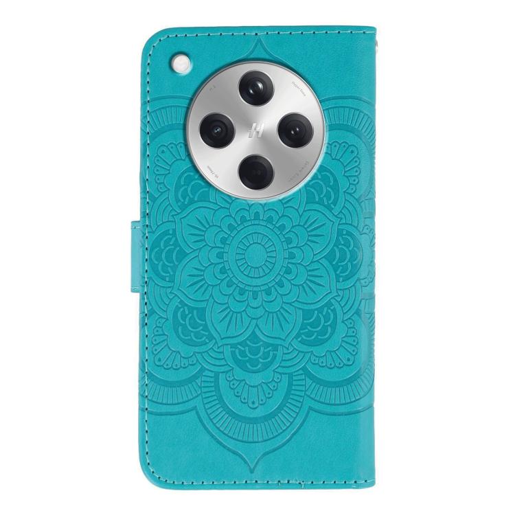 For OPPO Find X8 Sun Mandala Embossing Pattern Phone Leather Case