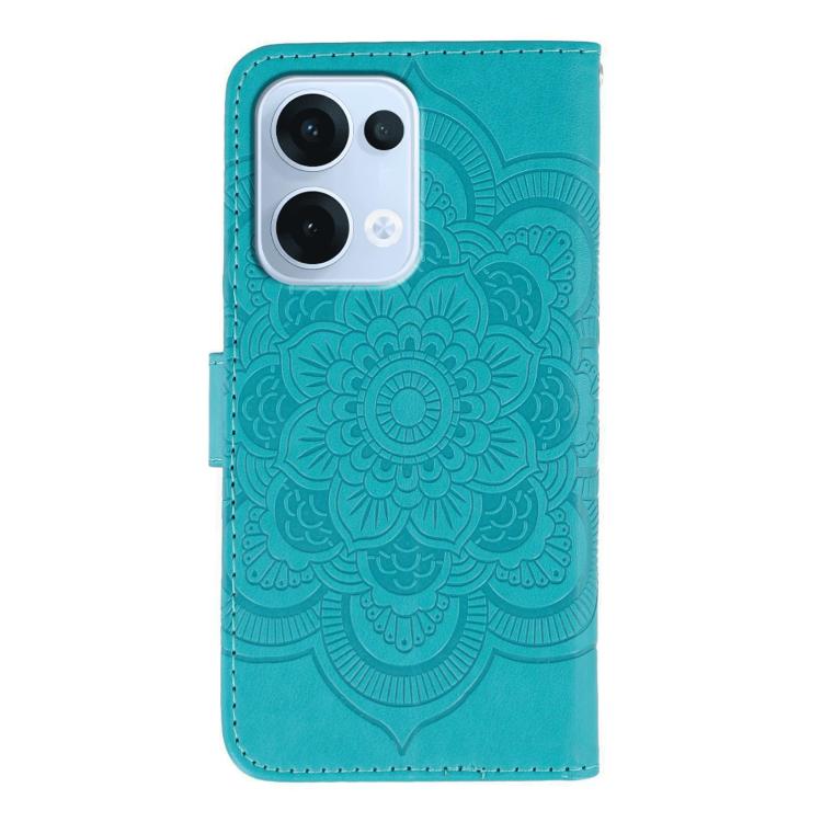 For OPPO Reno13 Sun Mandala Embossing Pattern Phone Leather Case