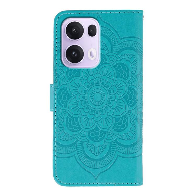For OPPO Reno13 Pro Sun Mandala Embossing Pattern Phone Leather Case