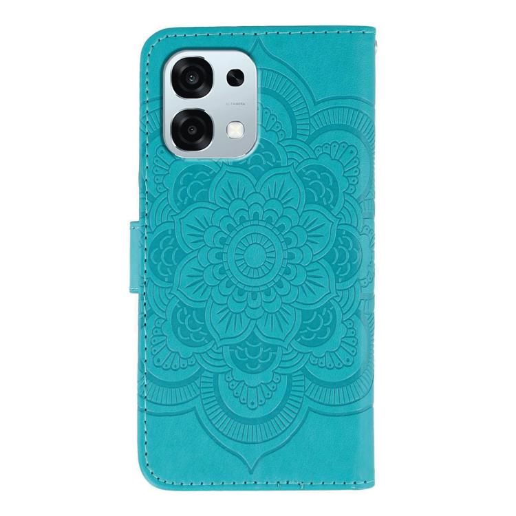 For OPPO A6 Pro 5G Sun Mandala Embossing Pattern Phone Leather Case