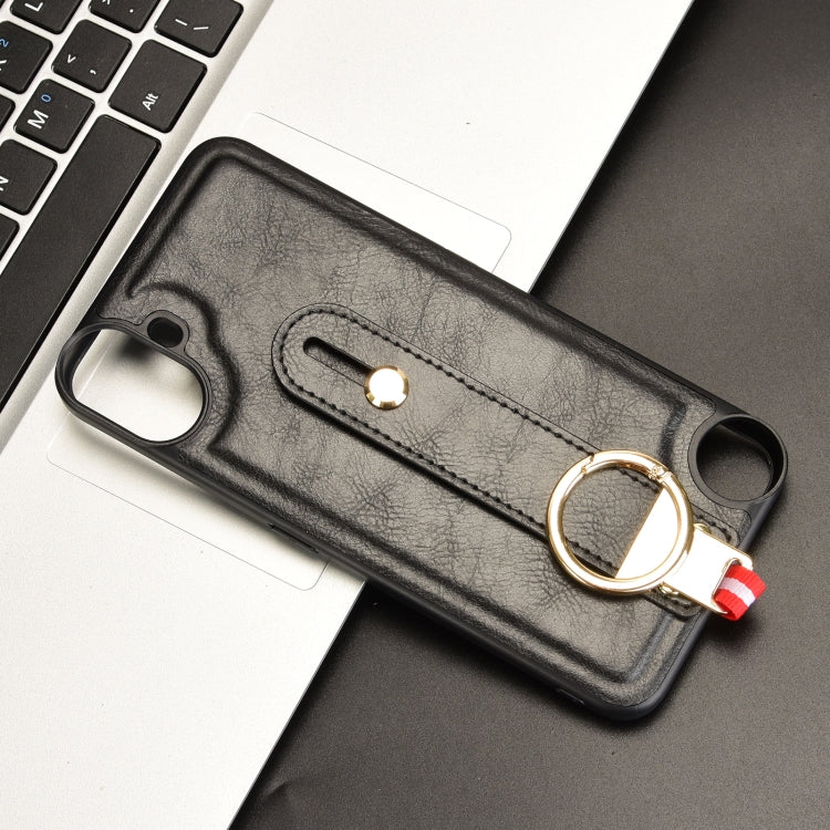 For Nothing CMF Phone 1 Wristband Leather Back Phone Case