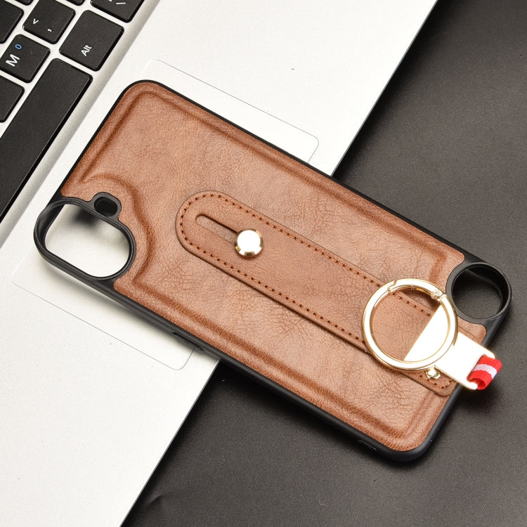 For Nothing CMF Phone 1 Wristband Leather Back Phone Case