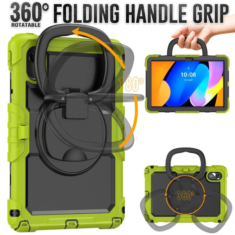 For Lenovo Xiaoxin Pad 2024 / 2025 Handle Silicone Hydric PC Tablet Case with Shoulder Strap