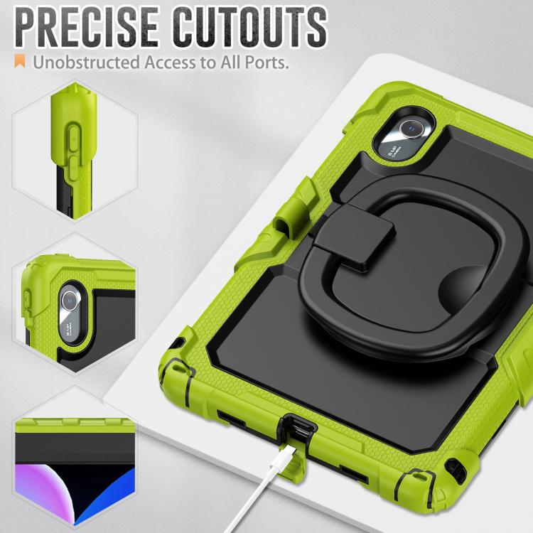 For Lenovo Xiaoxin Pad 2024 / 2025 Handle Silicone Hydric PC Tablet Case with Shoulder Strap
