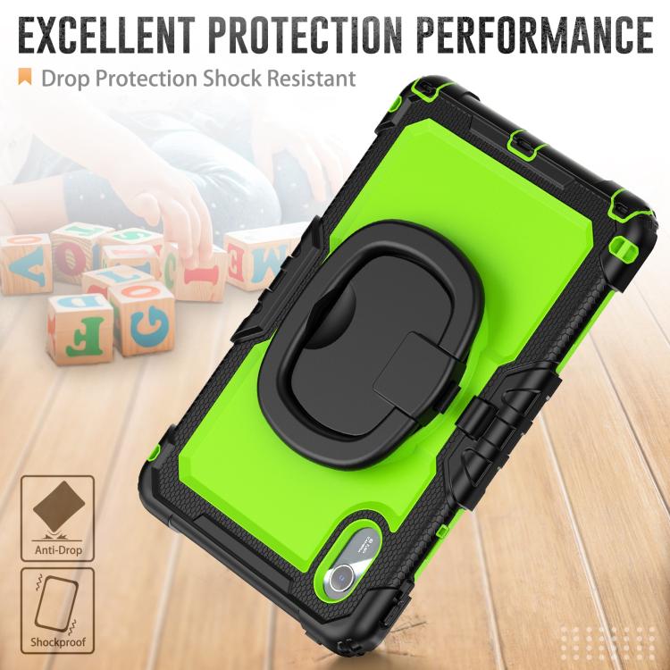 For Lenovo Xiaoxin Pad 2024 / 2025 Handle Silicone Hydric PC Tablet Case with Shoulder Strap