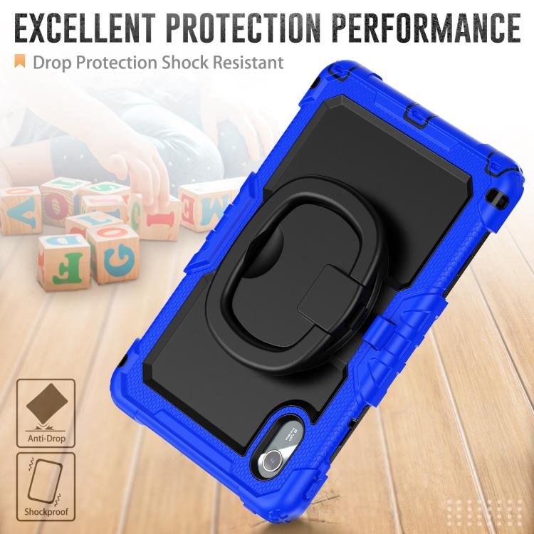 For Lenovo Xiaoxin Pad 2024 / 2025 Handle Silicone Hydric PC Tablet Case with Shoulder Strap