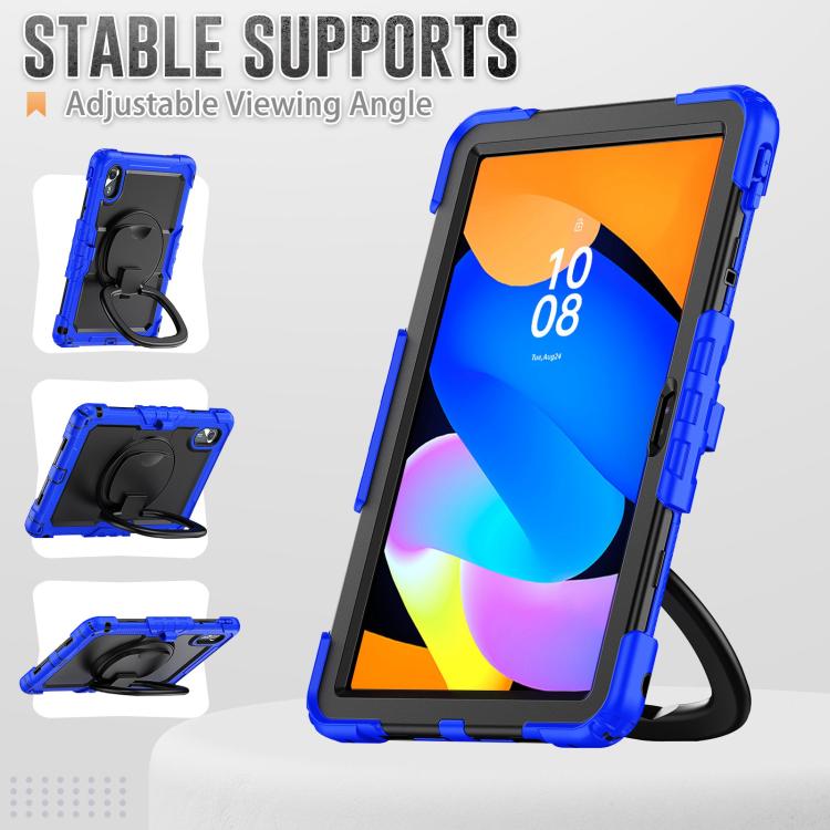 For Lenovo Xiaoxin Pad 2024 / 2025 Handle Silicone Hydric PC Tablet Case with Shoulder Strap