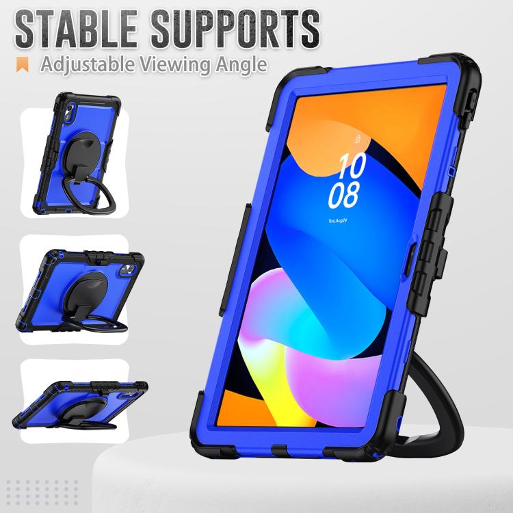 For Lenovo Xiaoxin Pad 2024 / 2025 Handle Silicone Hydric PC Tablet Case with Shoulder Strap