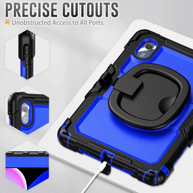 For Lenovo Xiaoxin Pad 2024 / 2025 Handle Silicone Hydric PC Tablet Case with Shoulder Strap