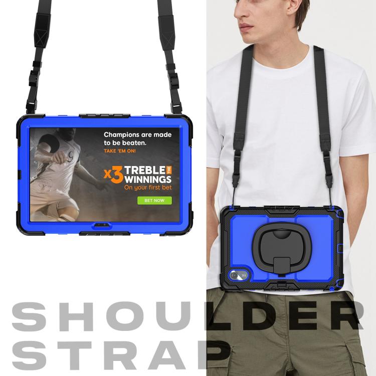 For Lenovo Xiaoxin Pad 2024 / 2025 Handle Silicone Hydric PC Tablet Case with Shoulder Strap